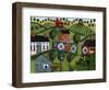 Amish Folk Art Quilts-Cheryl Bartley-Framed Giclee Print