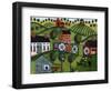 Amish Folk Art Quilts-Cheryl Bartley-Framed Giclee Print