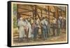 Amish Folks, Lancaster County, Pennsylvania-null-Framed Stretched Canvas