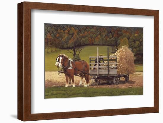 Amish Harvest-Kathleen Green-Framed Art Print