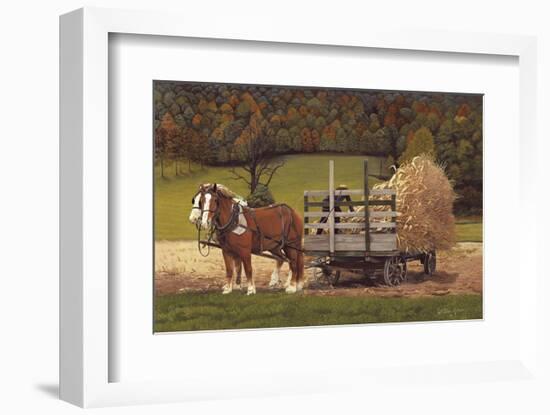 Amish Harvest-Kathleen Green-Framed Art Print