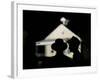 Amish Men in Front of the Schoolhouse Where a Gunman Shot Several Students and Himself-null-Framed Photographic Print