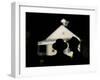 Amish Men in Front of the Schoolhouse Where a Gunman Shot Several Students and Himself-null-Framed Photographic Print