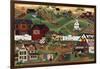 Amish Quilt Village-Cheryl Bartley-Framed Giclee Print