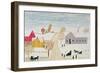 Amish Village-H.F. Lang-Framed Giclee Print