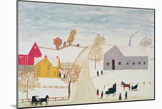 Amish Village-H.F. Lang-Mounted Giclee Print