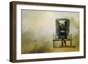 Amish Wagon-Jai Johnson-Framed Giclee Print