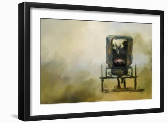 Amish Wagon-Jai Johnson-Framed Giclee Print