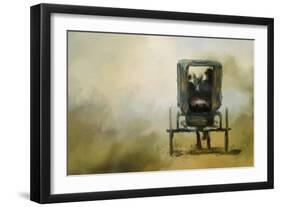 Amish Wagon-Jai Johnson-Framed Giclee Print