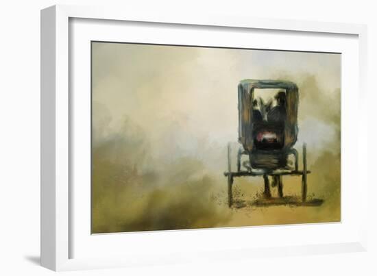 Amish Wagon-Jai Johnson-Framed Giclee Print