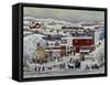 Amish Winter-Bill Bell-Framed Stretched Canvas
