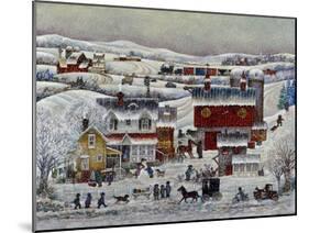 Amish Winter-Bill Bell-Mounted Giclee Print