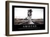 Amistad. Cita Inspiradora Y Póster Motivacional-null-Framed Photographic Print