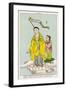 Amitabha the Buddha Who Guides Humans Towards the Paradise of the West-null-Framed Art Print