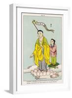 Amitabha the Buddha Who Guides Humans Towards the Paradise of the West-null-Framed Art Print