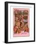 Amities, French Couple on Scooter-null-Framed Art Print