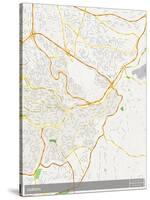 Amman, Jordan Map-null-Stretched Canvas