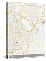 Amman, Jordan Map-null-Stretched Canvas