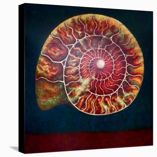 Ammonite, Doreé et Verte, 2022, (oil on canvas)-Lee Campbell-Stretched Canvas