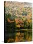 Ammonoosuc Lake in fall, White Mountain National Forest, New Hampshire, USA-Jerry & Marcy Monkman-Stretched Canvas