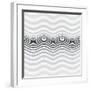 Amnesia, 1964-Bridget Riley-Framed Art Print