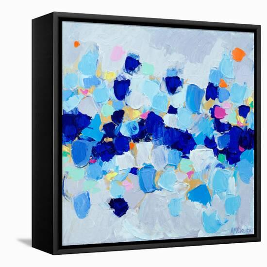 Amoebic Party II-Ann Marie Coolick-Framed Stretched Canvas