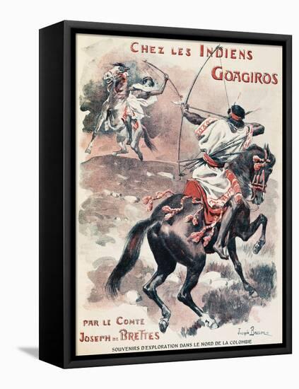 Among Goagiros Indians from Journal Des Voyages, 1908, South America-null-Framed Stretched Canvas