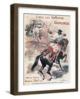 Among Goagiros Indians from Journal Des Voyages, 1908, South America-null-Framed Giclee Print