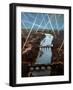 Among London Searchlights-Christopher Richard Wynne Nevinson-Framed Giclee Print