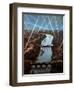 Among London Searchlights-Christopher Richard Wynne Nevinson-Framed Giclee Print