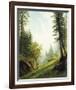 Among the Bernese Alps-Albert Bierstadt-Framed Giclee Print