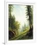 Among the Bernese Alps-Albert Bierstadt-Framed Giclee Print