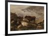 Among the Cumberland Mountains - Mist Clearing Off-Thomas Sidney Cooper-Framed Giclee Print