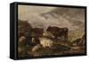 Among the Cumberland Mountains - Mist Clearing Off-Thomas Sidney Cooper-Framed Stretched Canvas