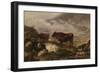 Among the Cumberland Mountains - Mist Clearing Off-Thomas Sidney Cooper-Framed Giclee Print