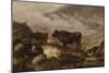 Among the Cumberland Mountains - Mist Clearing Off-Thomas Sidney Cooper-Mounted Premium Giclee Print