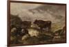 Among the Cumberland Mountains - Mist Clearing Off-Thomas Sidney Cooper-Framed Giclee Print