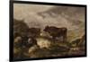 Among the Cumberland Mountains - Mist Clearing Off-Thomas Sidney Cooper-Framed Giclee Print