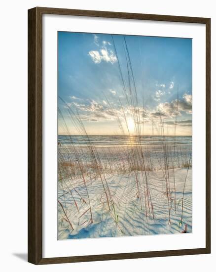 Among the Grass-Robert Jones-Framed Art Print