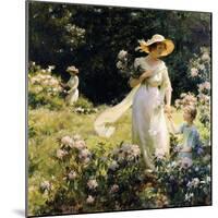 Among the Laurel Blossoms, 1914-Charles Courtney Curran-Mounted Giclee Print