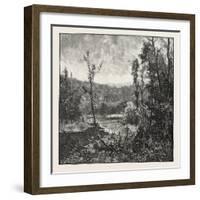 Among the Mountains Near Owen Sound, Canada, Nineteenth Century-null-Framed Giclee Print