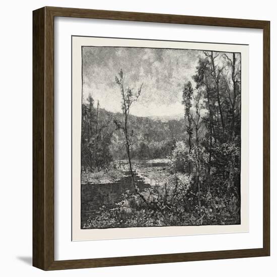 Among the Mountains Near Owen Sound, Canada, Nineteenth Century-null-Framed Giclee Print