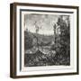 Among the Mountains Near Owen Sound, Canada, Nineteenth Century-null-Framed Giclee Print