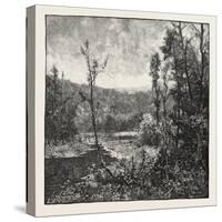 Among the Mountains Near Owen Sound, Canada, Nineteenth Century-null-Stretched Canvas