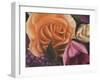 Among the Roses-Walt Johnson-Framed Art Print