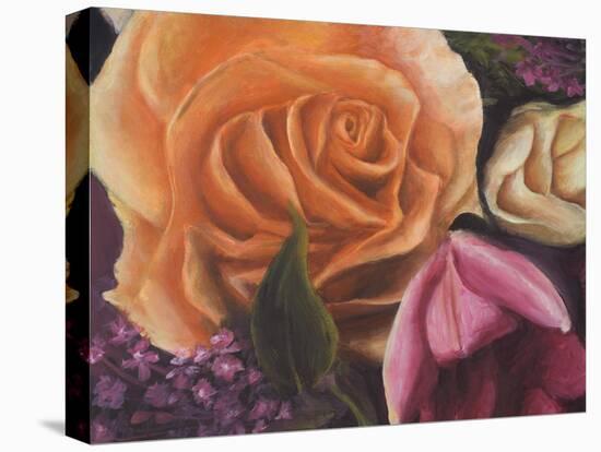 Among the Roses-Walt Johnson-Stretched Canvas