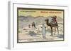 Among the Sand Dunes of Biskra, Algeria-null-Framed Giclee Print