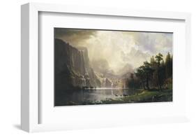 Among the Sierra Nevada, California, 1868-Albert Bierstadt-Framed Art Print