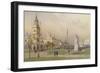 Among the State Buildings-null-Framed Giclee Print