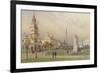 Among the State Buildings-null-Framed Giclee Print